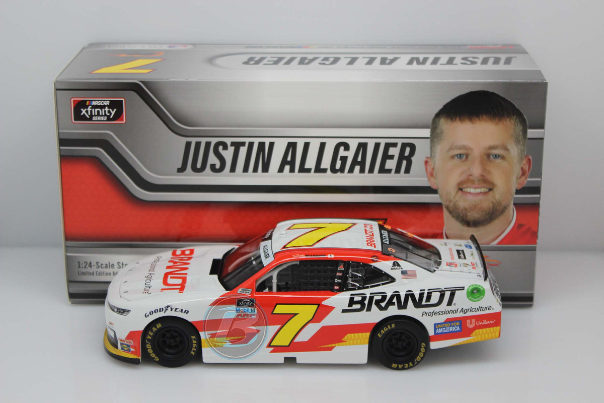 Auto Diecast Action 1:24 Justin Allgaier 2025 Brandt Dale Jr Motorsports &ndash; Pezzo Da Collezione!