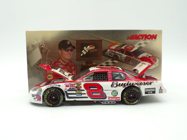 DALE EARNHARDT JR 2004 BUDWEISER BORN TO DATE TWIN 125 WIN RACED VERSION 1:24 NASCAR DIECAST