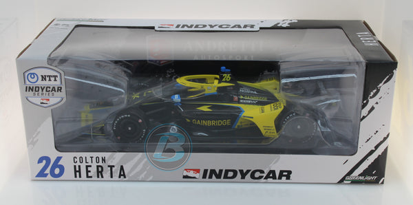 # 26 COLTON HERTA/ANDRETTI AUTOSPORT 2021 GAINBRIDGE 1:18 INDYCAR DIECAST