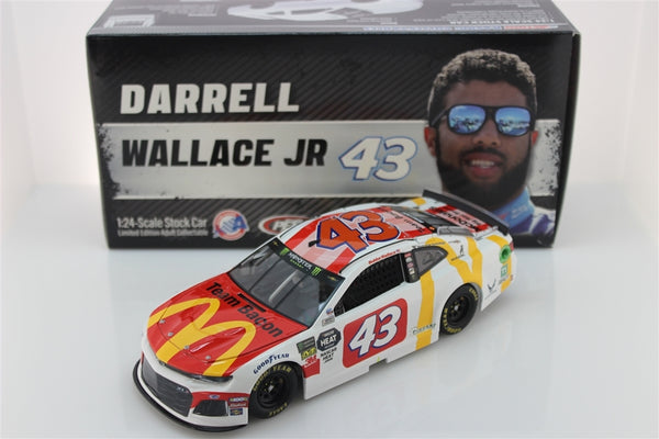DARRELL BUBBA WALLACE JR 2019 MCDONALDS TEAM BACON 1:24 NASCAR DIECAST - Action Racing Collectiables