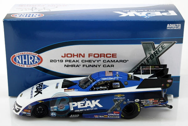 JOHN FORCE 2019 PEAK 1:24 NHRA DIECAST FUNNY CAR - Auto World