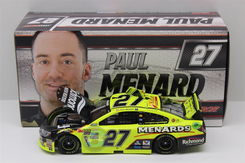 PAUL MENARDS 2017 MENARDS 1:24 NASCAR DIECAST - Action Racing Collecti ...