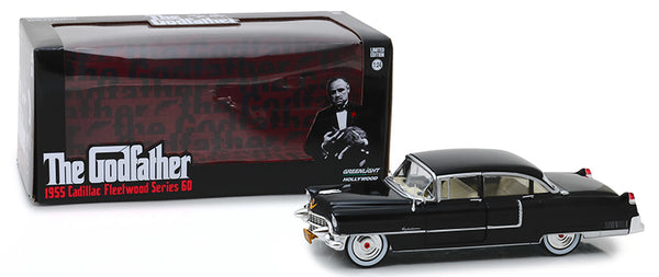 THE GODFATHER 1955 CADILLAC FLEETWOOD SERIES 60 1:24 DIECAST BY GREENLIGHT TOYS